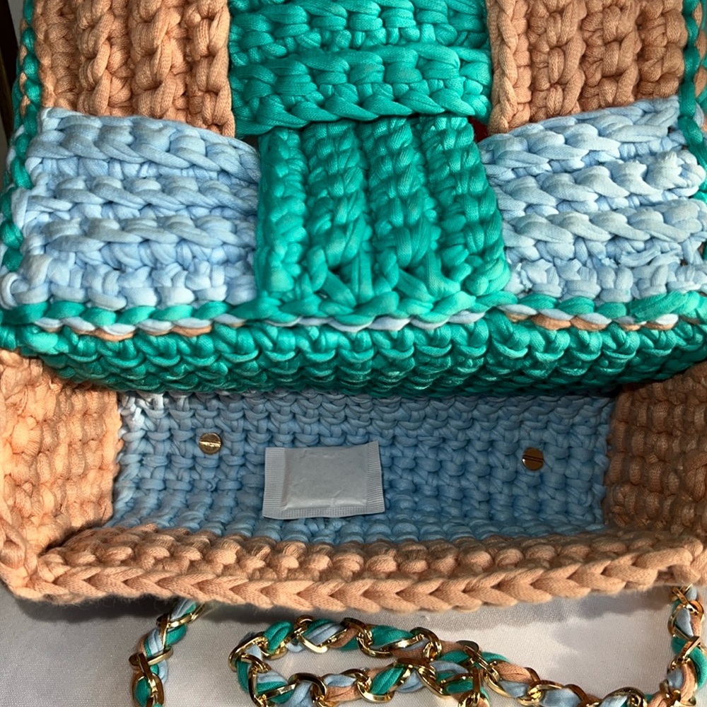 Handcrafted Multi Color Bag Mini Purse - Picture 7 of 17